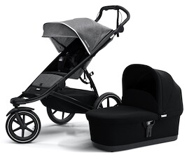 Thule  Urban Glide 2 Grey Mel + Bassinet  Sportbabakocsi