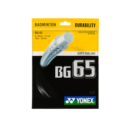 Tollaslabda fonott Yonex Micron BG65 fekete (0,70 mm)