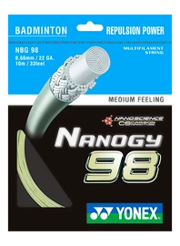 Tollaslabda fonott Yonex Nanogy NBG98 (0,66 mm)