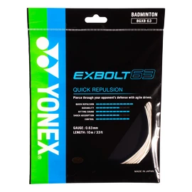 Tollaslabdaháló Yonex  Exbolt 63 White (10m)