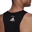 Ujjatlan póló férfiaknak adidas  Run Logo Tank Black