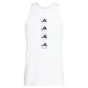 Ujjatlan póló férfiaknak adidas  Run Logo Tank White