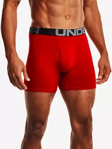 Under Armour  Charged Cotton 6in 3Pack Red  Férfiboxeralsó S