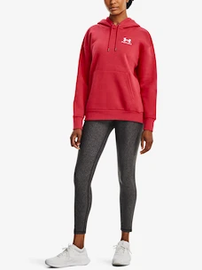 Under Armour  Essential Fleece Hoodie-RED Női melegítőfelső S
