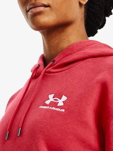 Under Armour  Essential Fleece Hoodie-RED Női melegítőfelső S