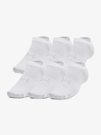 Under Armour Essential No Show 6pk-WHT Zokni