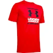 Under Armour  Foundation SS T Red Férfipóló