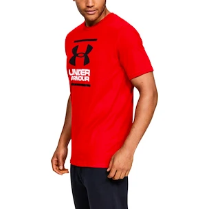 Under Armour  Foundation SS T Red Férfipóló
