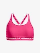 Under Armour  G Crossback Mid Solid-PNK Lánykamelltartó M