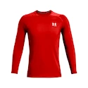 Under Armour HeatGear HeatGear Armour Fitted LS Radiant Red Férfipóló