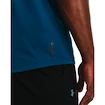 Under Armour HeatGear Rush 2.0 Print SS Blue Férfipóló