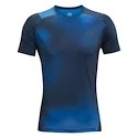 Under Armour HeatGear Rush 2.0 Print SS Blue Férfipóló