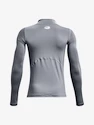 Under Armour  HG Armour Mock LS-GRY Fiúpóló