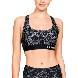 Under Armour  Mid Crossback Printed Black  Női melltartó XS