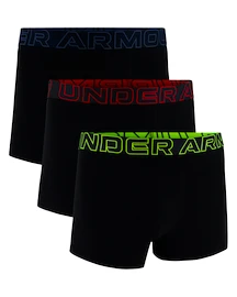 Under Armour Perf Cotton 3in 3Pack Black Férfiboxeralsó