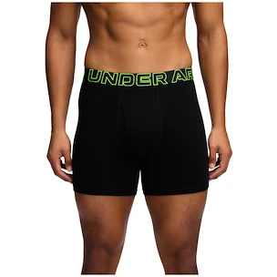 Under Armour Perf Cotton 6in 3Pack Black  Férfiboxeralsó