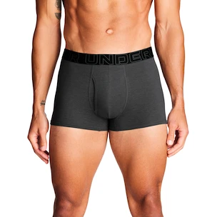 Under Armour Perf Cotton Solid 3in 3Pack Castlerock Heather  Férfiboxeralsó