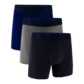 Under Armour Perf Cotton Solid 6in 3Pack Navy Férfiboxeralsó