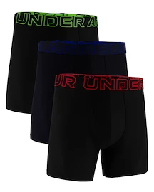 Under Armour Perf Tech 6in 3Pack Black Férfiboxeralsó