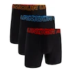 Under Armour Perf Tech 6in 3Pack Black  Férfiboxeralsó S