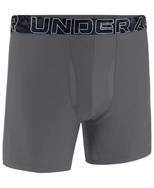 Under Armour Perf Tech 6in Grey Férfiboxeralsó