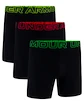 Under Armour Perf Tech Mesh 6in 3Pack Black  Férfiboxeralsó