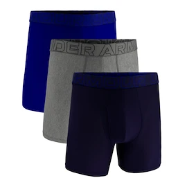 Under Armour Perf Tech Mesh Solid 6in 3Pack Navy Férfiboxeralsó