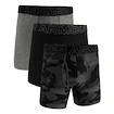 Under Armour Perf Tech Print 6in 3Pack Black  Férfiboxeralsó S