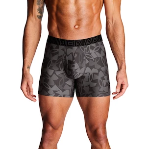 Under Armour Perf Tech Print 6in 3Pack Castlerock Heather  Férfiboxeralsó