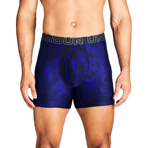 Under Armour Perf Tech Print 6in 3Pack Royal  Férfiboxeralsó S