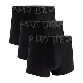 Under Armour Perf Tech Solid 3in 3Pack Black Férfiboxeralsó