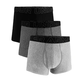Under Armour Perf Tech Solid 3in 3Pack Steel Heather Férfiboxeralsó