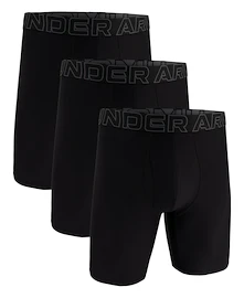 Under Armour Perf Tech Solid 9in 3Pack Black Férfiboxeralsó