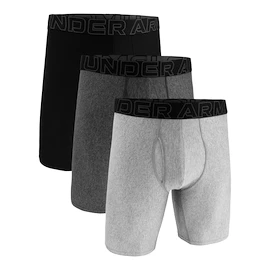 Under Armour Perf Tech Solid 9in 3Pack Steel Heather Férfiboxeralsó