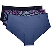 Under Armour  PS Hipster 3Pack Print Mineral Blue Női nadrág