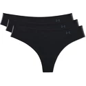 Under Armour  PS Thong 3Pack Black  Női alsó