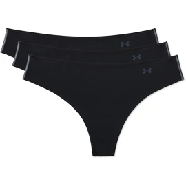 Under Armour PS Thong 3Pack Black Női alsó