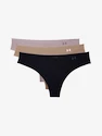 Under Armour  PS Thong 3Pack Black  Női tanga