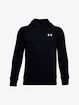 Under Armour  RIVAL COTTON HOODIE black Fiú-melegítőfelső S