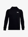 Under Armour  RIVAL COTTON HOODIE black Fiú-melegítőfelső S