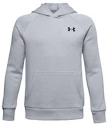 Under Armour  RIVAL COTTON HOODIE grey Fiú-melegítőfelső