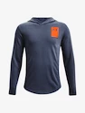 Under Armour  Rival Terry Hoodie-BLU Fiú-melegítőfelső