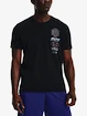 Under Armour  RUN ANYWHERE TEE v2-BLK Férfipóló