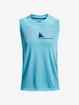 Under Armour  Run Trail Tank-BLU Ujjatlan póló férfiaknak