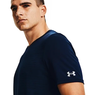 Under Armour  Seamless Wordmark SS Dark Blue Férfipóló L