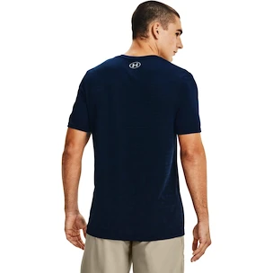 Under Armour  Seamless Wordmark SS Dark Blue Férfipóló L