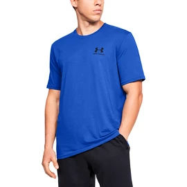 Under Armour SPORTSTYLE LEFT CHEST SS-BLU Férfipóló