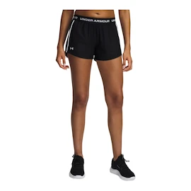 Under Armour Tech Play Up Shorts Black White Női rövidnadrág
