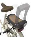 Urban Iki Junior seat without carrier frame Bincho Black/Kurumi Brown Kerékpáros gyerekülés