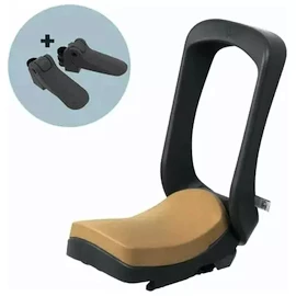 Urban Iki Junior seat without carrier frame Bincho Black/Kurumi Brown Kerékpáros gyerekülés